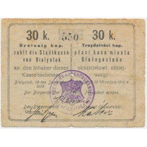 Białystok 30 kopiejek 1915