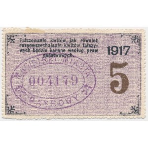 Dąbrowa, 5 kopiejek 1917