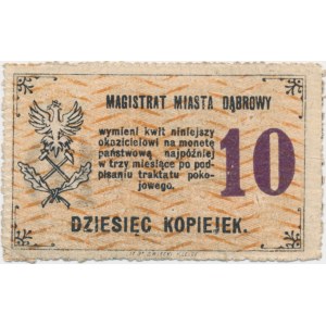 Dąbrowa, 10 kopiejek 1917