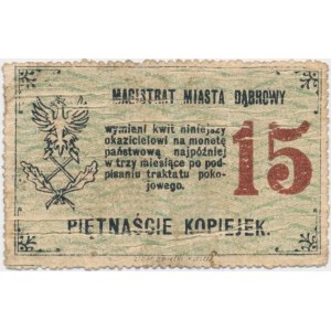 Dąbrowa, 15 kopiejek 1917