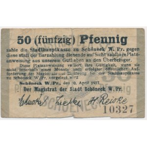 Skarszewy (Schöneck), 50 fenigów 1917