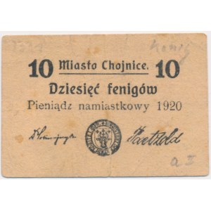 Chojnice (Konitz), 10 fenigów 1920