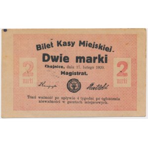 Chojnice (Konitz), 2 marki 1920