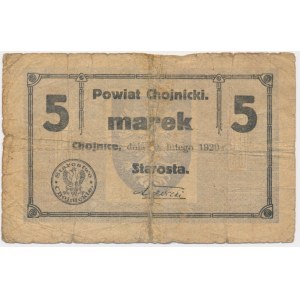 Chojnice (Konitz), 5 marek 1920