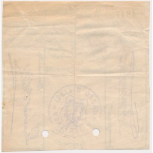 Szczerzec, 1 korona 1914 - 8 wierszy - RZADKI
