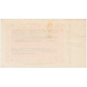 Sosnowice, Bank Handlowy, kwit na 50 kopiejek 1914