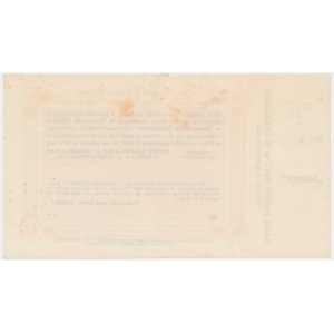 Sosnowice, Bank Handlowy, kwit na 1 rubla 1914