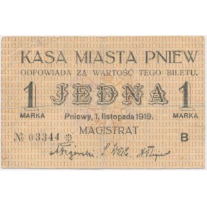 Pniewy (Pinne), 1 marka 1918