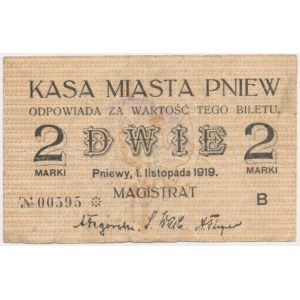Pniewy (Pinne), 2 marki 1918
