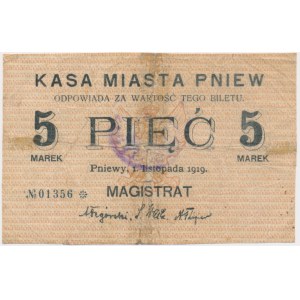Pniewy (Pinne), 5 marek 1918