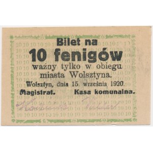 Wolsztyn (Wollstein), 10 fenigs 1920