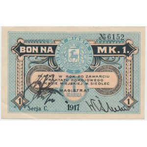 Siedlce, 1 marka 1917
