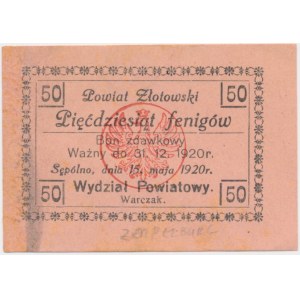 Sępólno, 50 fenigów 1920