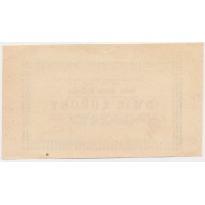 Myślenice, 2 korony 1919 - niekasowany