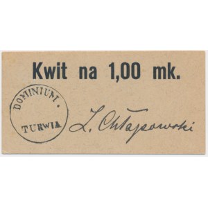 Dominium Turwia, 1 marka 1914