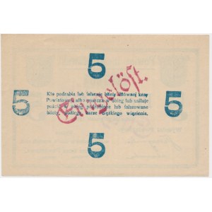 Inowrocław, 5 marek 1919 - stempel EINGELÖST
