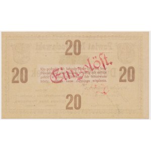 Inowrocław, 20 marek 1919 - stempel EINGELÖST