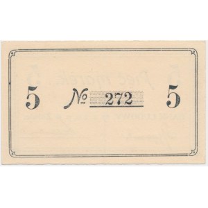 Żnin (Znin), Bank Ludowy, 5 marek 1920