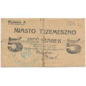 Trzemieszno (Tremessen), 5 marek 1919