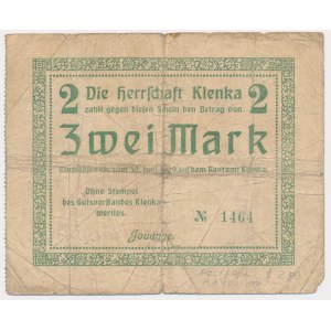 Klęka (Klenka), 2 značky 1919 - razítko B