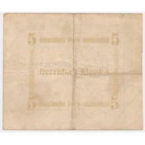 Klęka (Klenka), 5 marek 1919 - stempel B