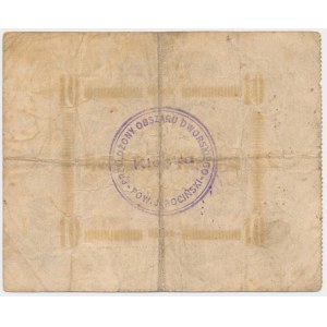 Klęka (Klenka), 10 marek 1919 - stempel B + A
