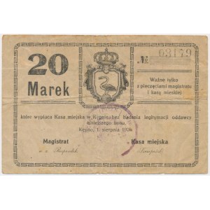 Kępno (Kempen I.P), 20 marek 1920