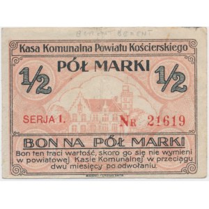 Kościerzyna, 1/2 marki 1920 - Serja 1.