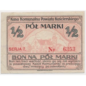 Kościerzyna, 1/2 marki 1920 - Serja 2.