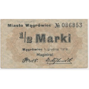 Wągrówiec (Wągrowiec/Wongrowitz), 1/2 marki 1919