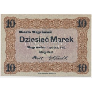 Wągrówiec (Wągrowiec/Wongrowitz), 10 marek 1919 - skasowany UNGULTIG