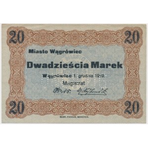 Wągrówiec (Wągrowiec/Wongrowitz), 20 marek 1919 - skasowany