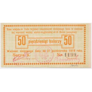 Jasło, 50 halerzy 1919