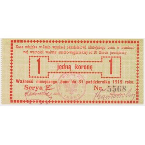 Jasło, 1 korona 1919