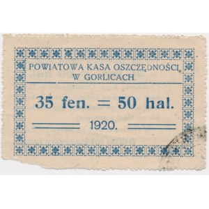 Gorlice, 35 fenigów = 50 halerzy 1920