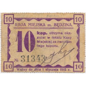 Będzin, 10 kopiejek 1915
