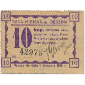 Będzin, 10 kopiejek 1915