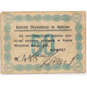 Będzin, 50 kopiejek 1914