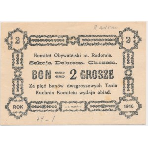 Radom, 2 grosze 1916 - RZADKIE