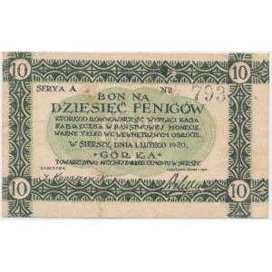 Siersza Górka, 10 fenigów 1920
