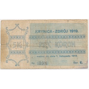 Krynica-Zdrój, 5 crowns 1919