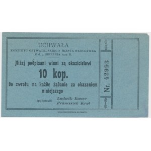 Włocławek, 10 kopiejek 1914