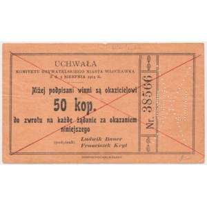 Wloclawek, 50 kop 1914