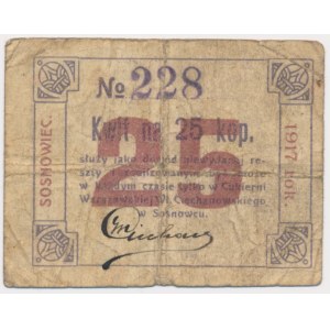 Sosnowiec, 25 kopiejek 1917
