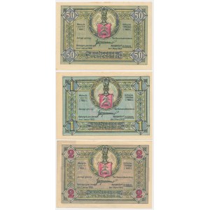 Ends (Kunzendorf), set of 50 fenigs - 2 marks (3 pieces).
