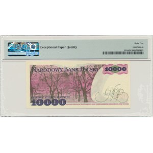 10.000 złotych 1988 - W - PMG 65 EPQ - pierwsza seria rocznika