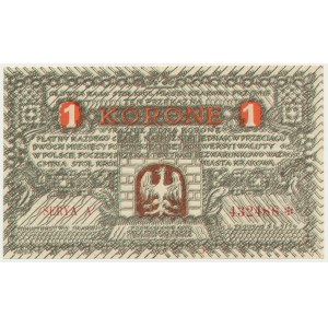 Kraków, 1 korona 1919 - A -