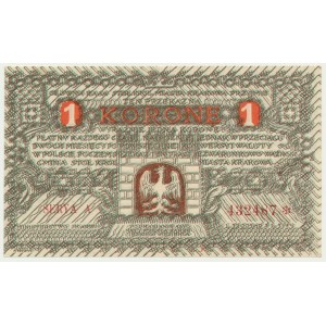 Kraków, 1 korona 1919 - A -