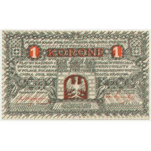 Kraków, 1 korona 1919 - A -