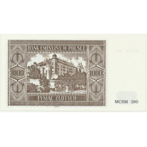 Krakowiak, 1.000 złotych 1941 - MCSM 380 -